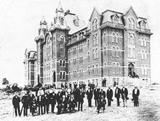 Akron. Buchtel College in 1872