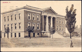 Akron. Buchtel College, 1907