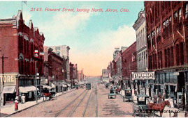 Akron. Howard Street