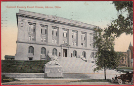 Akron. Summit County Court House, 1909