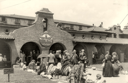 Albuquerque. Indian Building, Entrance, between 1890 and 1910
