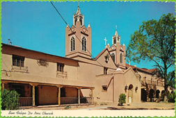 Albuquerque. Old Town - San Felipe de Neri Church