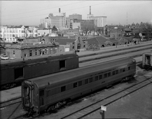 Albuquerque. Train Station and Alvarado Hotel, 1933