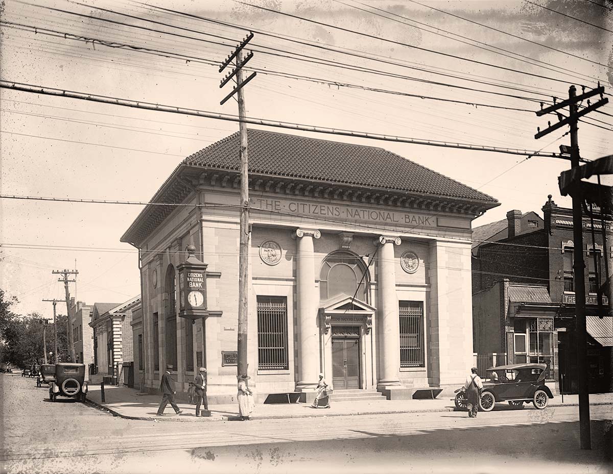 Alexandria, Virginia. Citizens National Bank, circa 1920