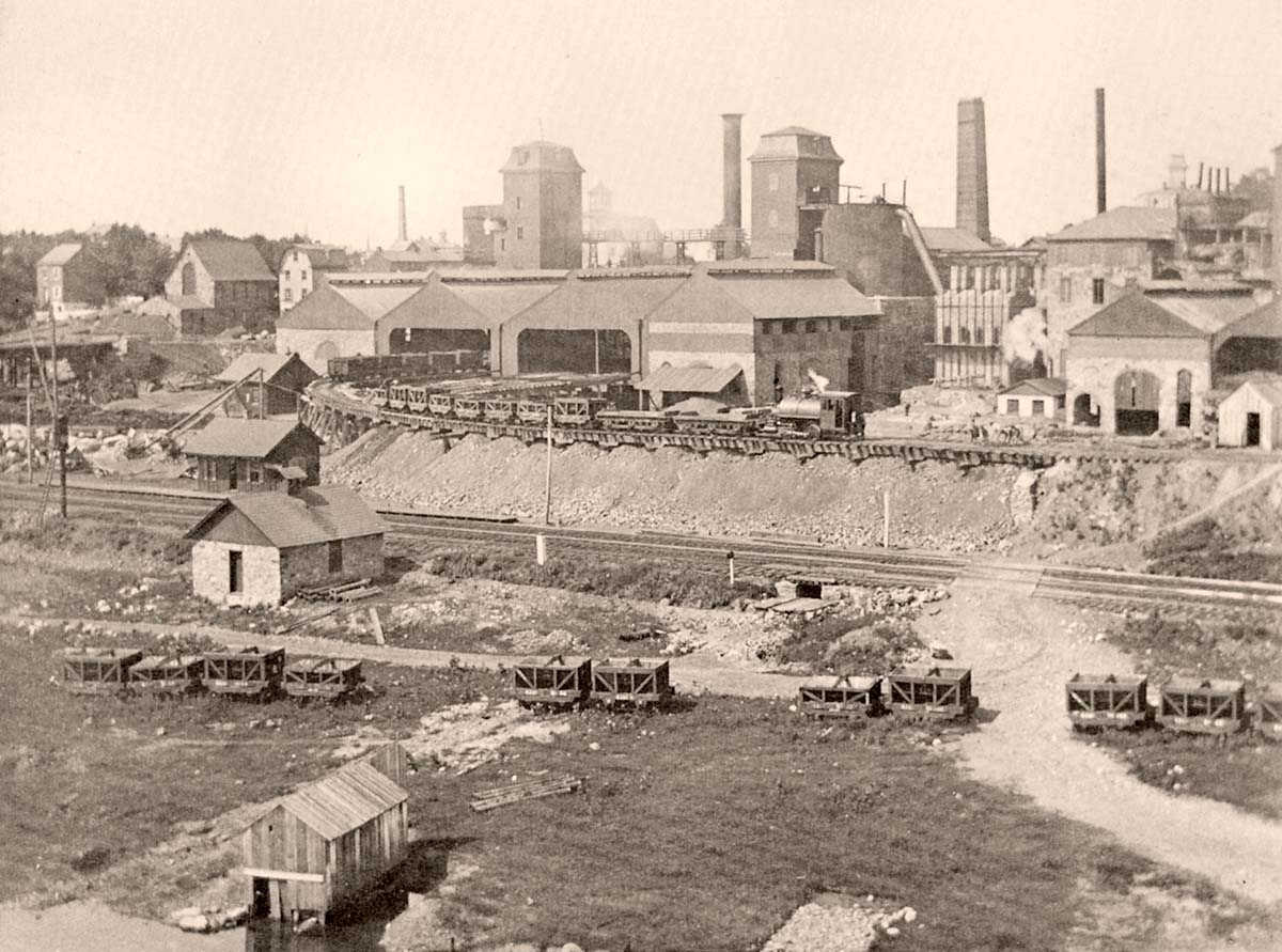 Allentown, Pennsylvania. Iron Works, 1889
