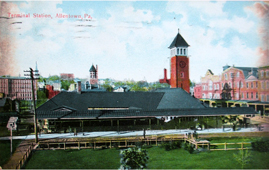 Allentown. Terminal Train Station Allentown, 1910