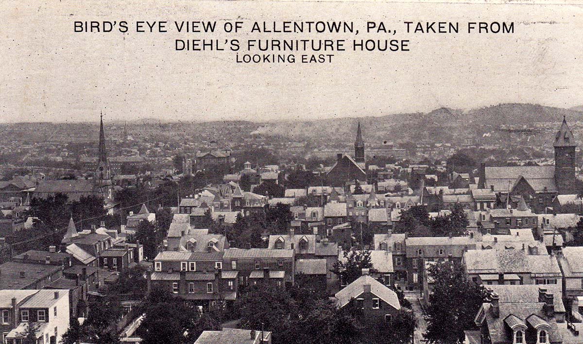 View of Allentown, taken from Diehl's Furniture House