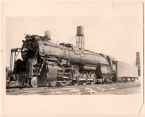 Amarillo. Steam locomotive, 1959