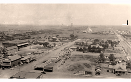 Amarillo. View to City, east of the Herring Hotel, 1920s