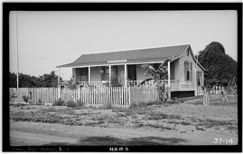 Anaheim. Pioneer House of the Mother Colony, 1933