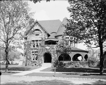 Ann Arbor. University of Michigan, A Fraternity House, Delta Kappa Epsilon