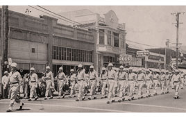 Antioch. Camp Stoneman Honor Guard. Fourth of July Parade, G Street. July 4, 1951