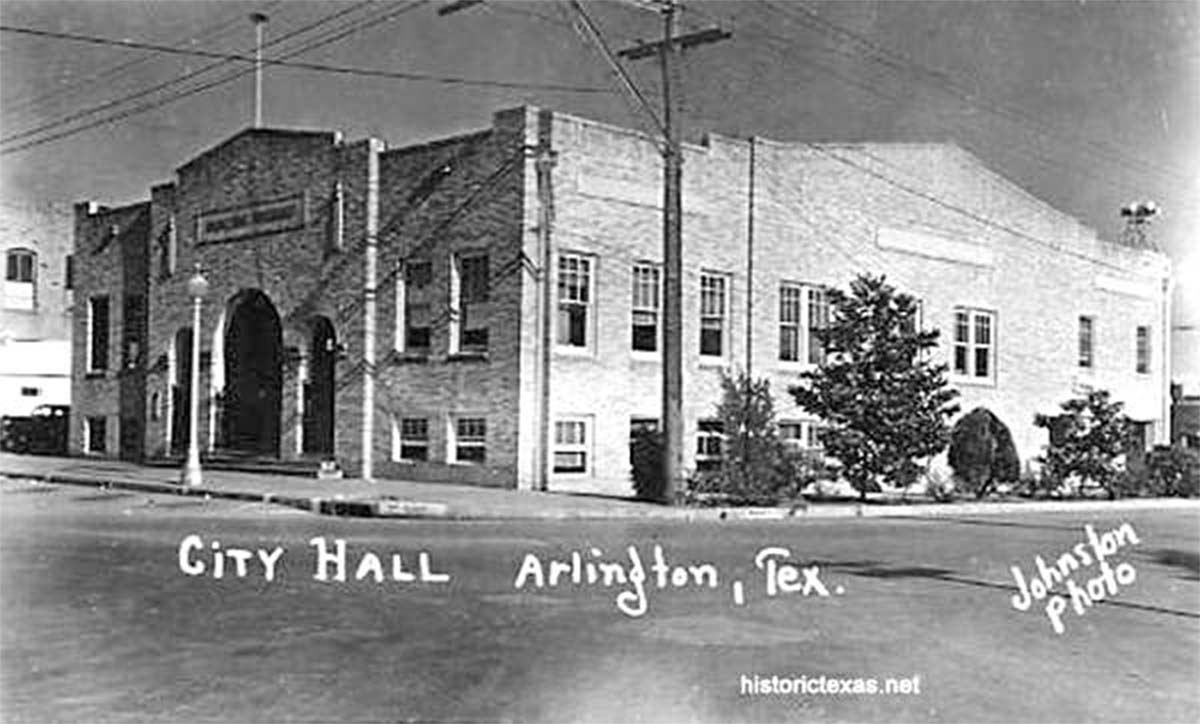 Arlington, Texas. City Hall, circa 1940