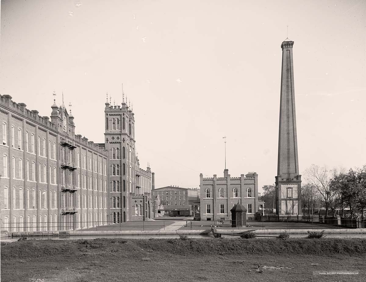 Augusta, Georgia. Sibley Cotton Mills and powder mill chimney, between 1900 and 1906