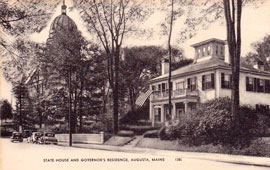 Augusta. State House and Governor's Residence, between 1900 and 1910