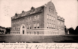 Aurora. West Side High School, 1907