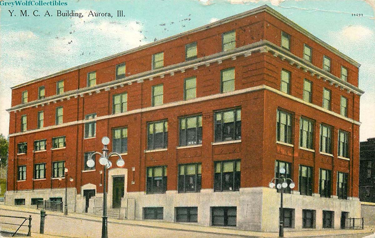 Aurora, Illinois. Young Men's Christian Association Building, 1910