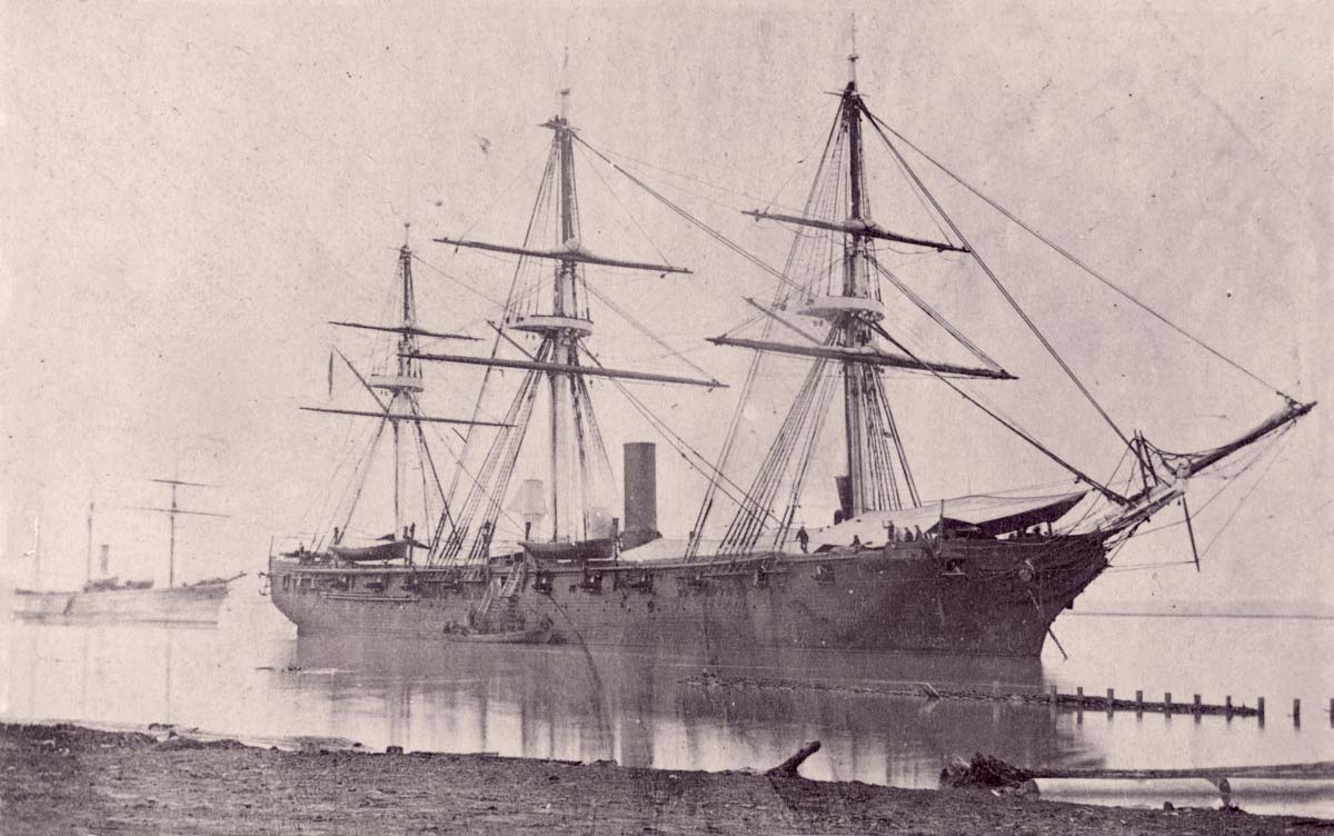 Baton Rouge. US sloop of war Richmond, 1863