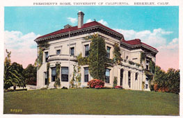 Berkeley. President's Home, University of California, 1920s
