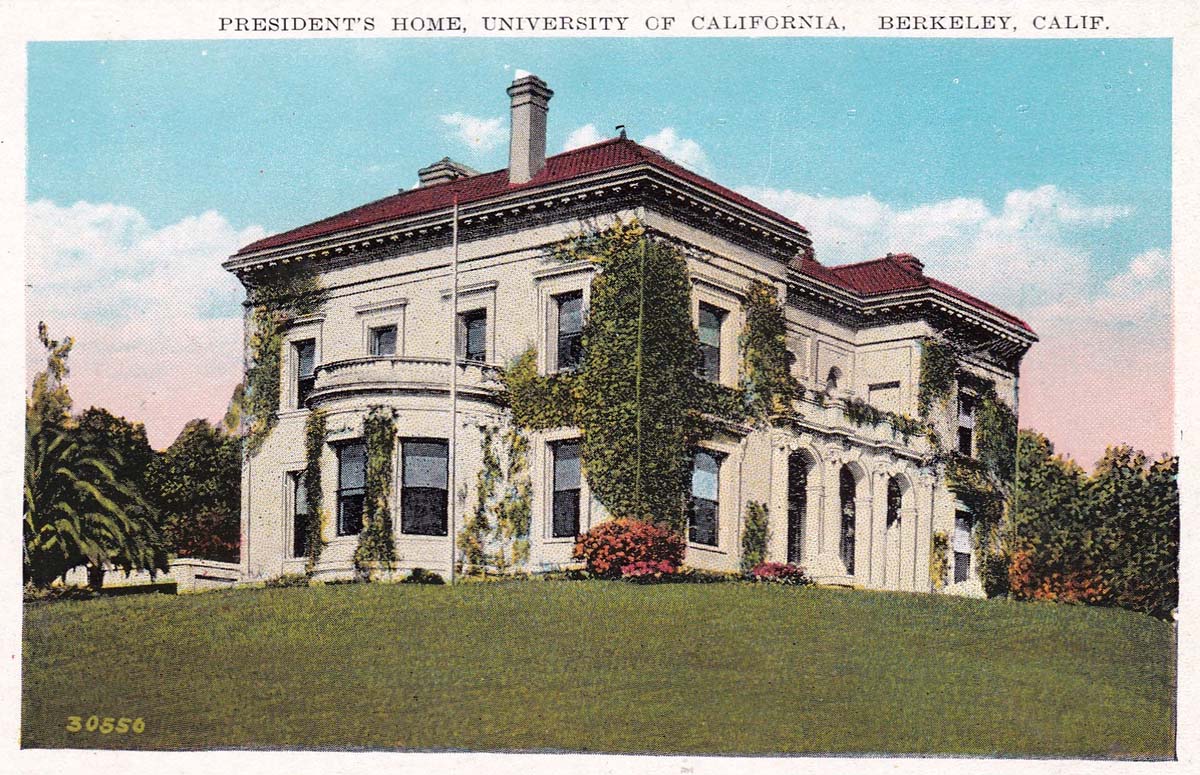Berkeley, California. President's Home, University of California, 1920s