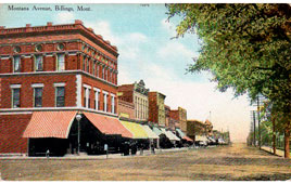 Billings. Montana Avenue, 1910