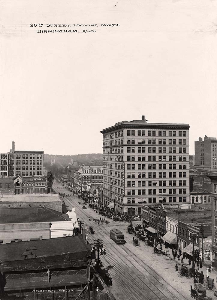 Birmingham, Alabama. 20th Street, looking north, between 1890 and 1910