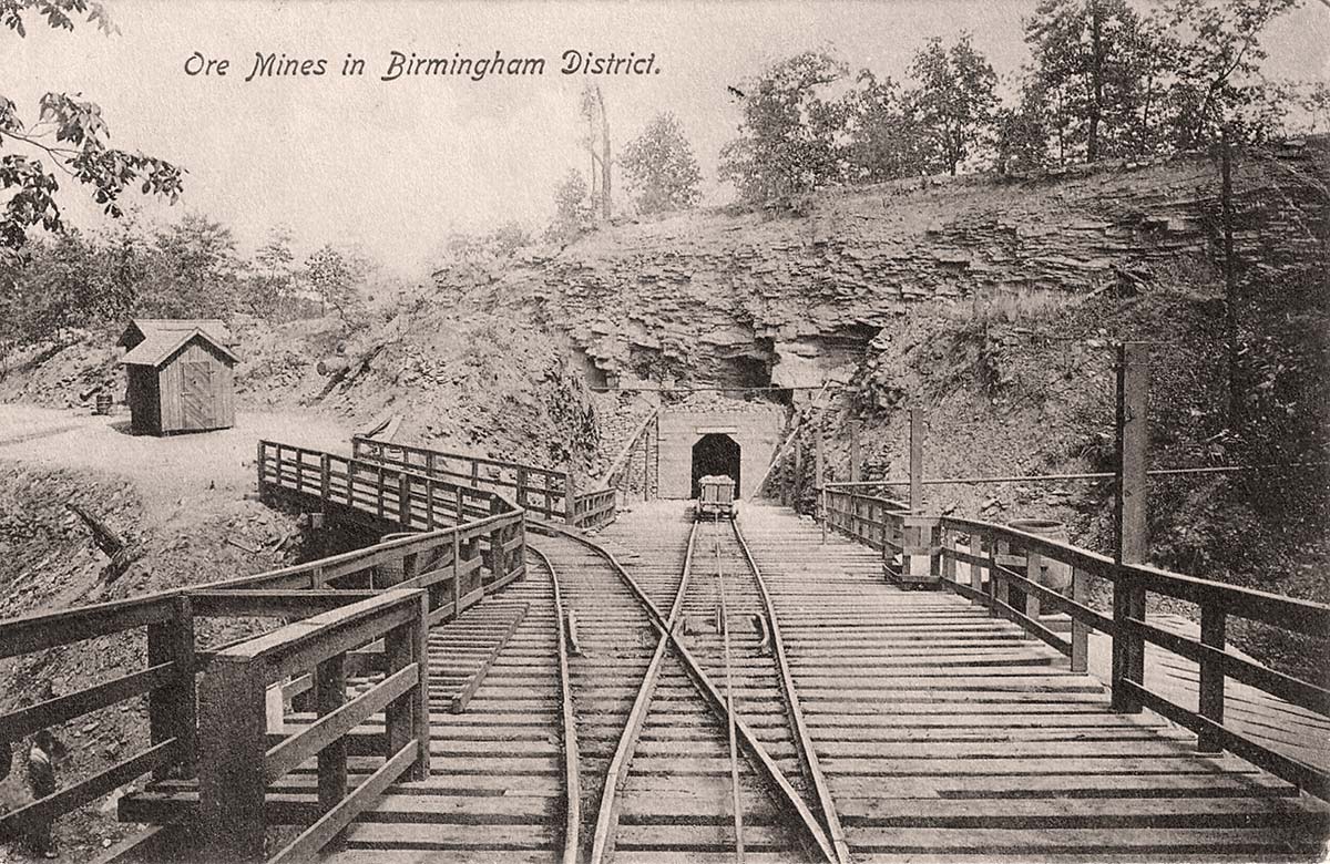 Birmingham, Alabama. Ore mines, 1909