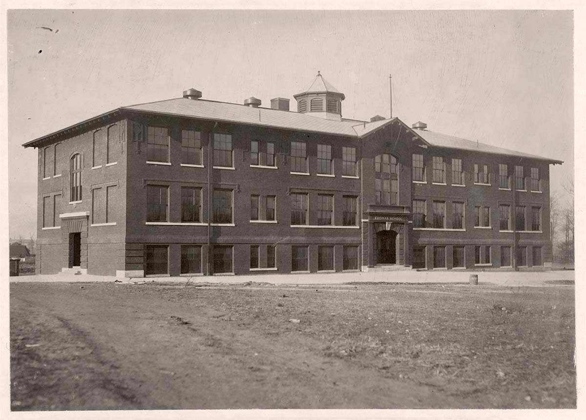 Birmingham, Alabama. School for negro children of employees Avondale Mill, 1910