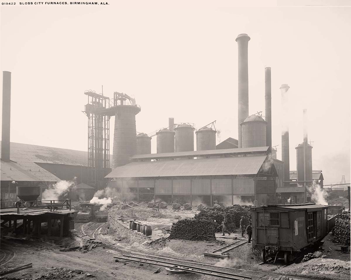 Birmingham, Alabama. Sloss City furnaces, 1906