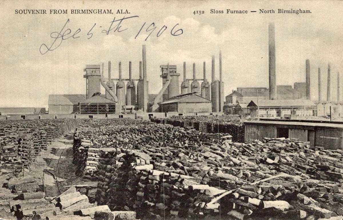 Birmingham, Alabama. Sloss furnaces, 1906