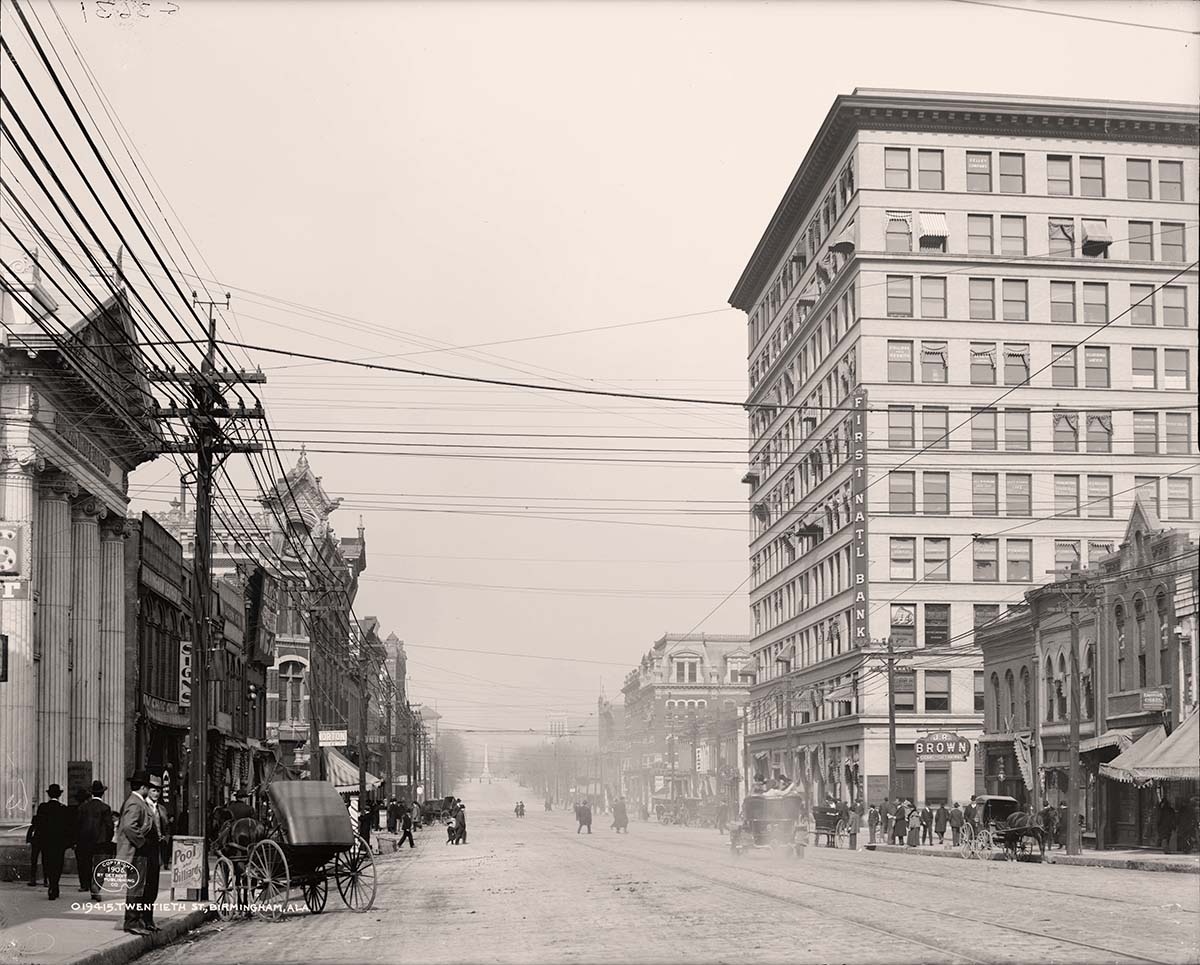 Birmingham, Alabama. Twentieth Street, 1906