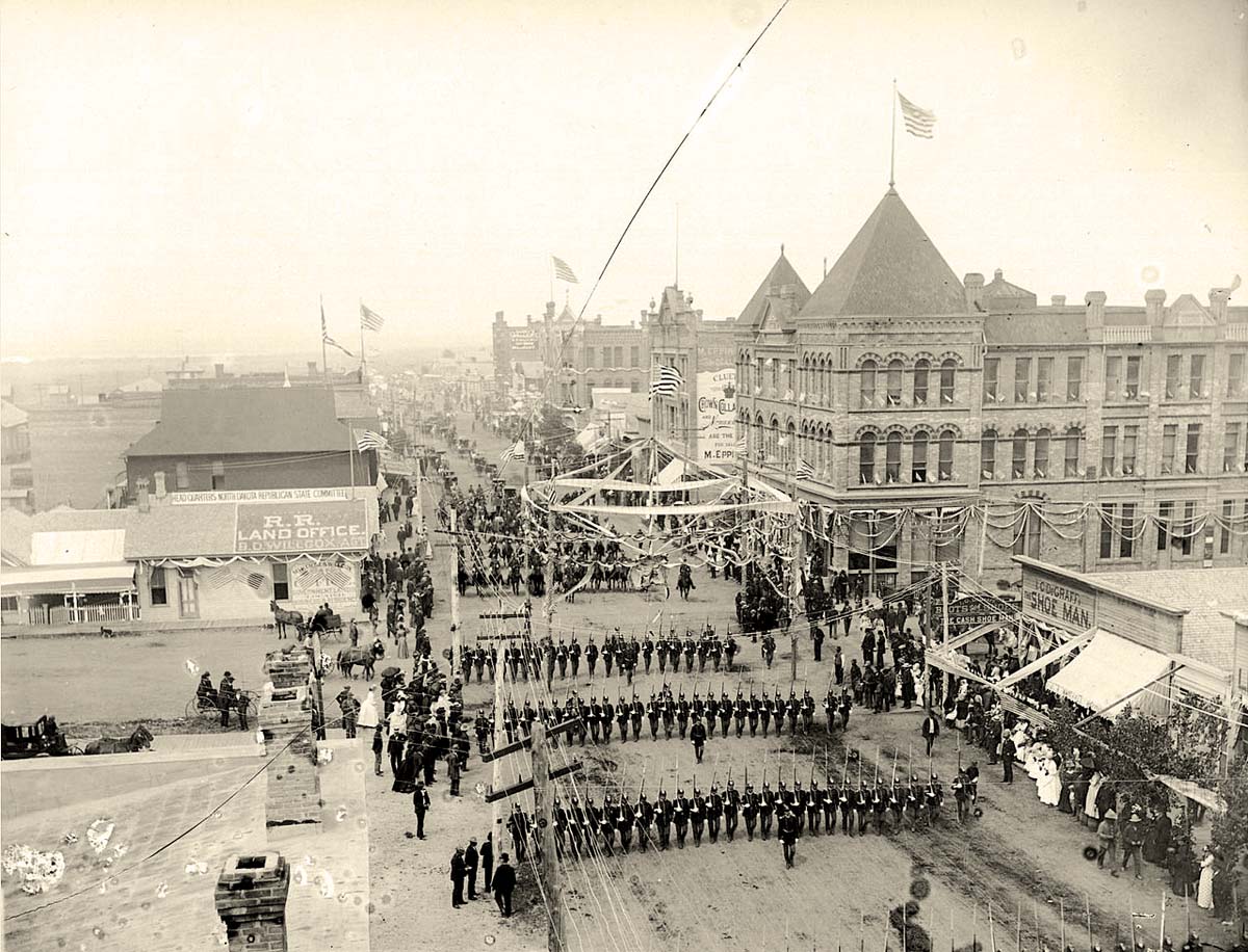 Bismarck. Constitutional Convention Parade, 1889