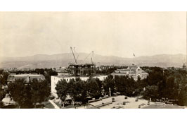 Boise. Building under construction, 1909