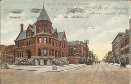 Boise. City Hall and Eighth Street