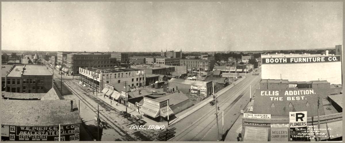 Boise. Crossroad streets, 1909