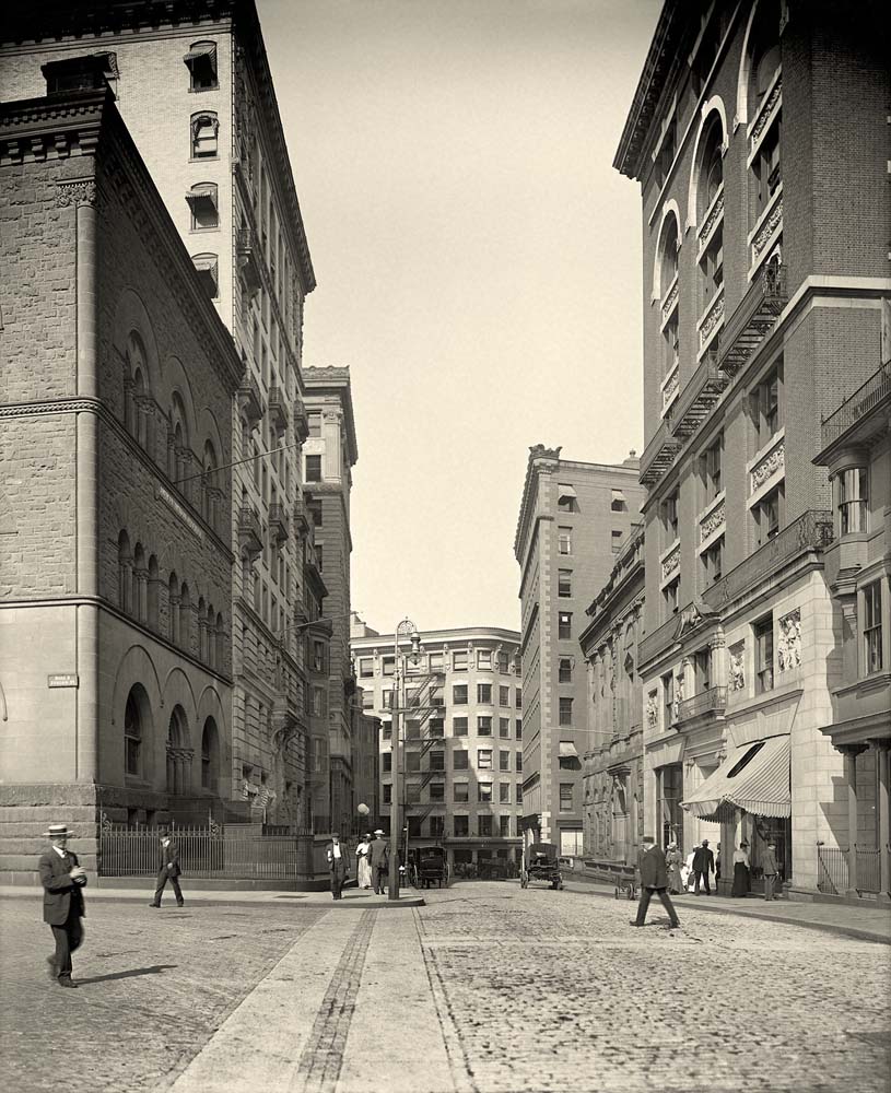 Boston. Beacon Street at Bowdoin, Ward 6, circa 1906
