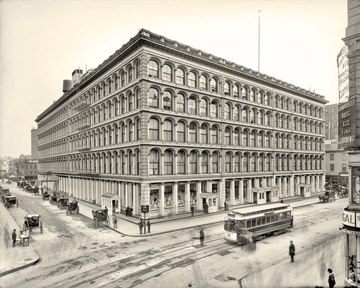 Boston. John Wanamaker store at corner Broadway and 10th Street, 1906