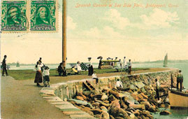 Bridgeport. Spanish Cannon at Sea Side Park, 1909