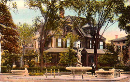 Bridgeport. The Wheeler memorial fountain, 1914