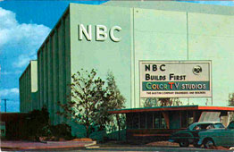 Burbank. NBC Color TV Studio