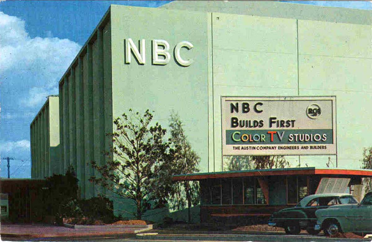 Burbank, California. NBC Color TV Studio