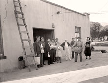 Burbank. Self-help cooperative. Members of the community, Feb, 1936