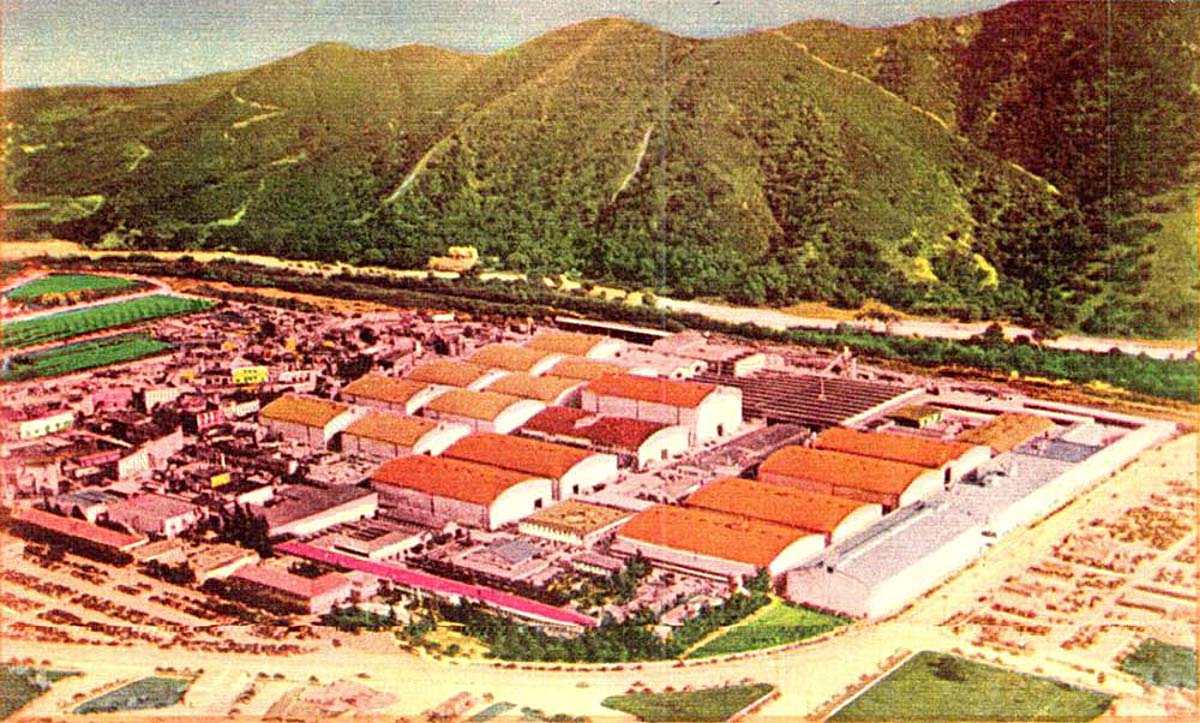 Burbank, California. Warner Bros. Studios, San Fernando Valley, 1940s