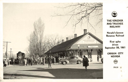 Carson City. Virginia and Truckee Railway, Depot