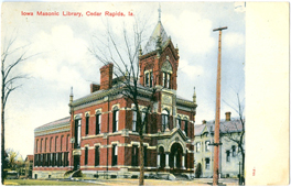 Cedar Rapids. Masonic Library, 1909