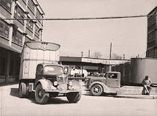 Charlotte. Truck and warehouse district, 1943