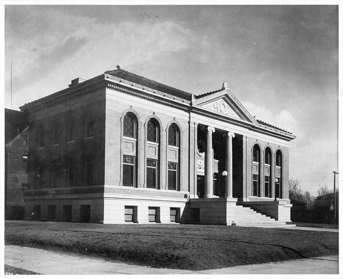 Cheyenne. Carnegie public library, 1900