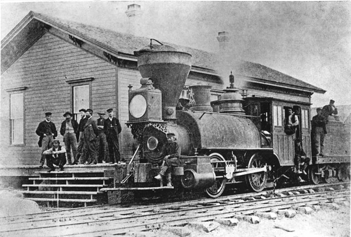 Cheyenne. The first Union Pacific locomotive