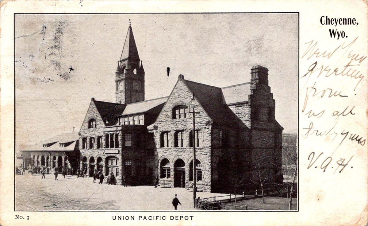 Cheyenne. Union Pacific Station, 1906