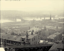 Cincinnati. View from Mount Adams, between 1900 and 1910